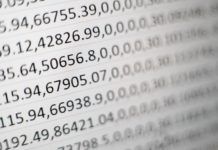 CSV File with Values