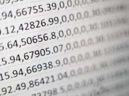 CSV File with Values