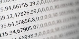 CSV File with Values
