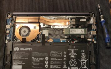 Huawei MateBook D 14 Disassembly