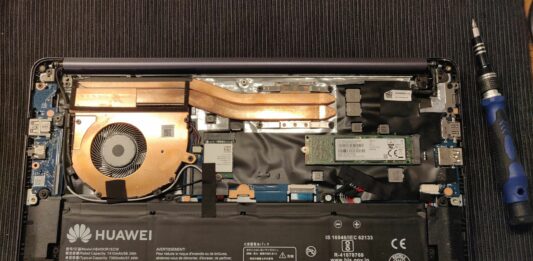 Huawei MateBook D 14 Disassembly
