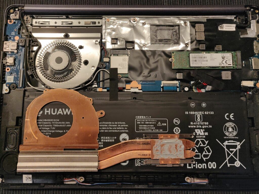 Huawei MateBook D 14 Disassembly