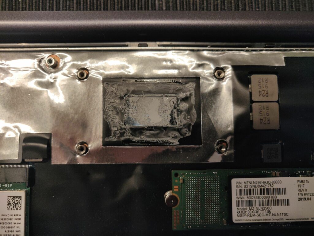 Huawei MateBook D 14 Thermal Compound