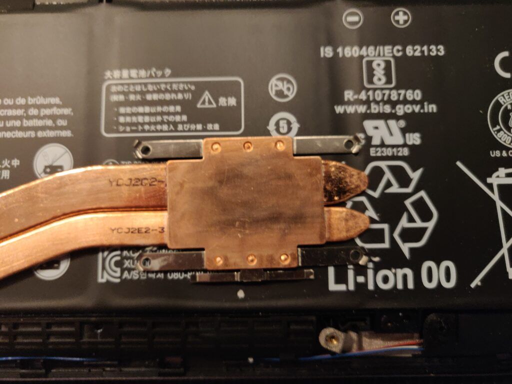 Huawei MateBook D 14 CPU Heatpipe