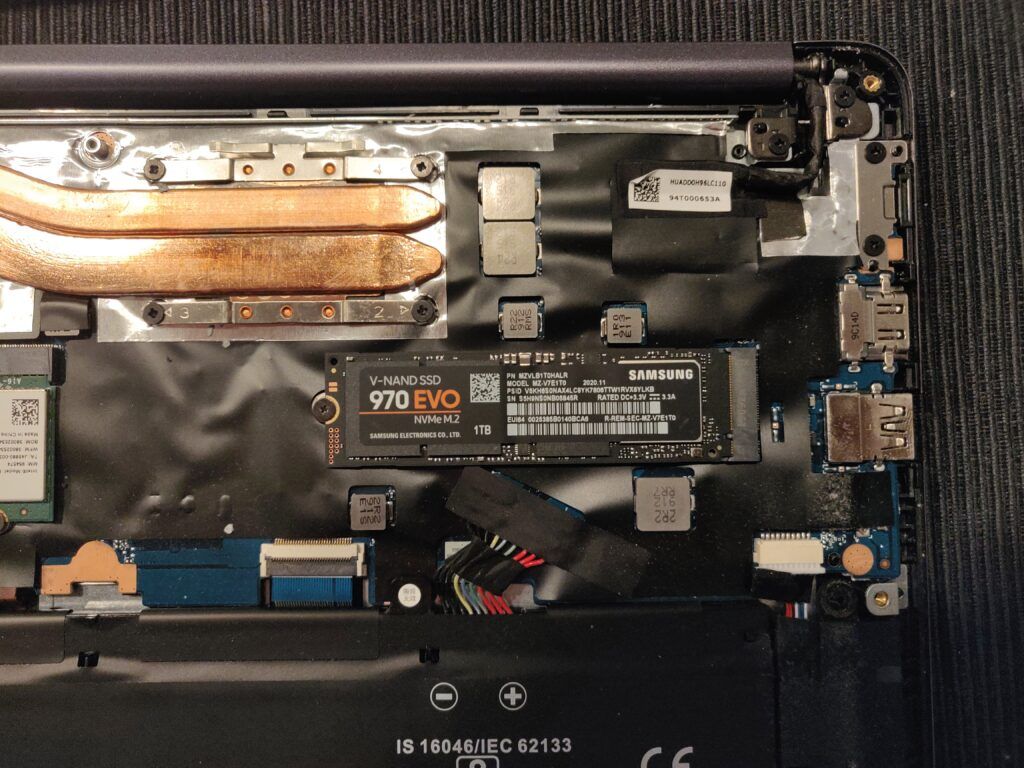 Huawei MateBook D 14 NVMe SSD Upgrade