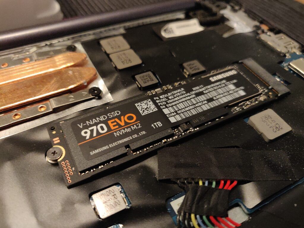 Huawei MateBook D 14 NVMe SSD Upgrade